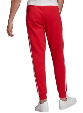 Calças Adidas 3-STRIPES Vermelho para Homem