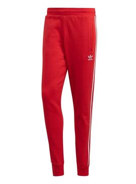 Calças Adidas 3-STRIPES Vermelho para Homem
