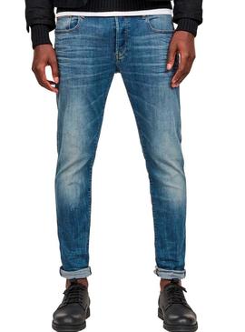 Jeans G-Star 3301 Vintage Médio Homem