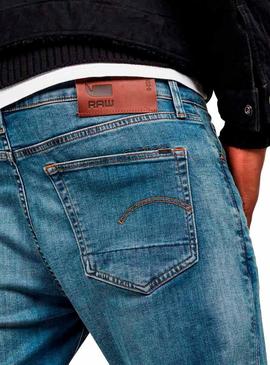 Jeans G-Star 3301 Vintage Médio Homem