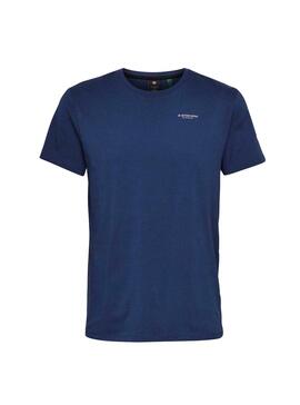 T-Shirt G-Star Shield Azul para Homem