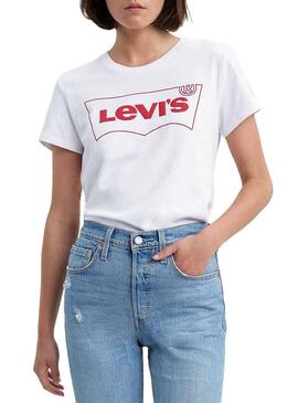 T-Shirt Levis Perfeito T2 Branco para Mulher