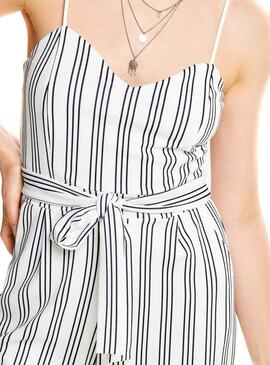 Jumpsuit Only Listas de Tina Branco Mulher