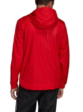 Blusão Adidas Bloqueio Vermelho Para Homem