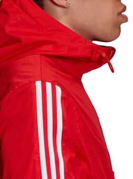 Blusão Adidas Bloqueio Vermelho Para Homem