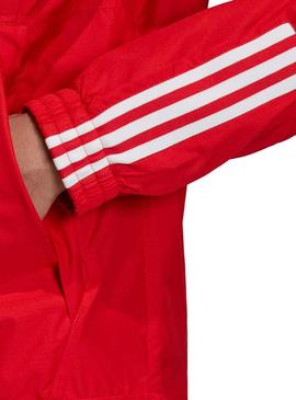 Blusão Adidas Bloqueio Vermelho Para Homem