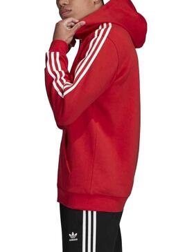 Sweat Adidas 3-Stripes Vermelho para Homem