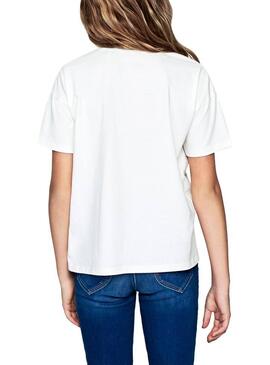 T-Shirt Pepe Jeans Celine Branco para Menina