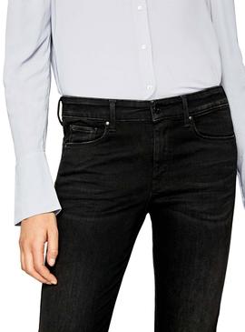 Jeans Pepe Jeans Zoe XA78 Preto Mulher