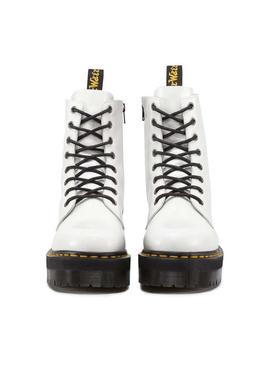 Dr Martens Retro Jadon 8 EYE Branco Mulher