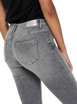 Jeans Only Shape Cinza Mulher