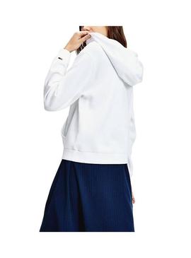 Sweat Tommy Jeans Neck Branco Mulher