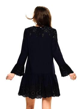 Vestido Only Alberthe Azul Marinho Mulher