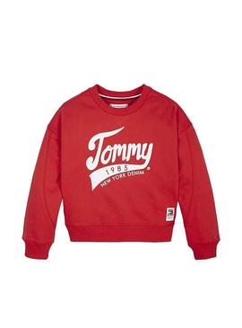 Sweat Tommy Hilfiger 1985 Vermelho Menina