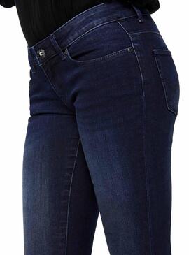 Jeans Only Coral Escuro Mulher