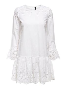 Vestido Only Alberthe Branco Mulher