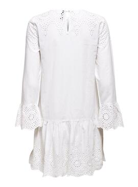 Vestido Only Alberthe Branco Mulher