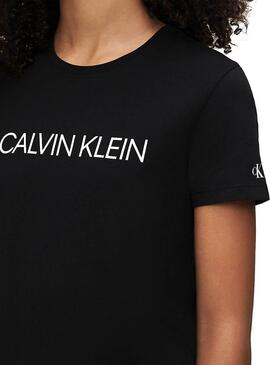Vestido preto Institutional da Calvin Klein para 