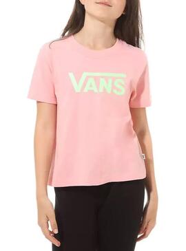 T-Shirt Vans GR Flying V Rosa para menina