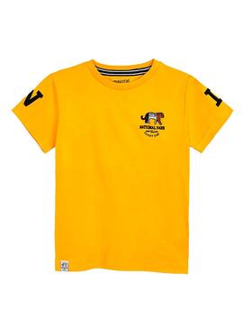 T-Shirt Mayoral Girassol bordado para Menino