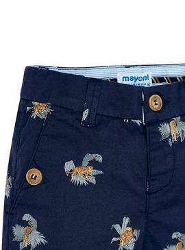 Shorts Mayoral Tigres Azul Marinho para Menino