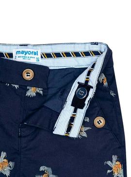 Shorts Mayoral Tigres Azul Marinho para Menino