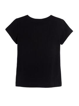 T-Shirt Mayoral Love Black para Menina