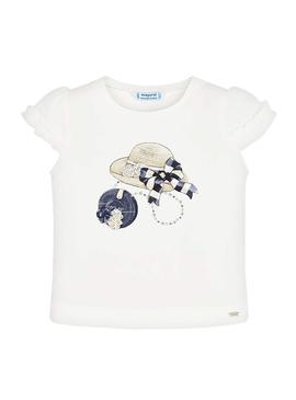 T-Shirt Mayoral Volante bruto para Menina