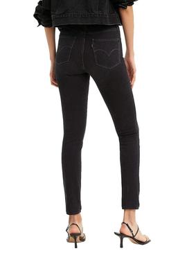 Jeans Levis 721 High Rise Preto Mulher
