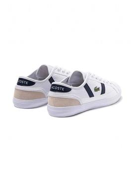 Sapato Lacoste Sideline Branco Mulher