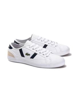 Sapato Lacoste Sideline Branco Mulher