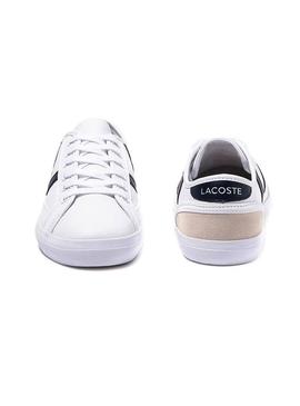 Sapato Lacoste Sideline Branco Mulher