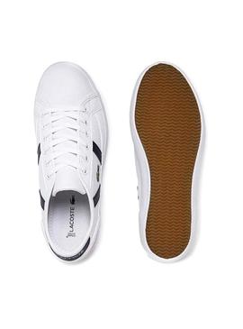 Sapato Lacoste Sideline Branco Mulher