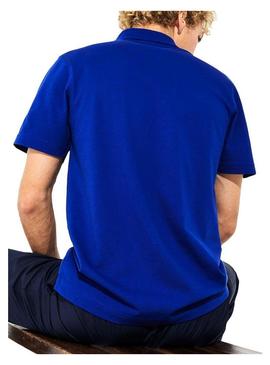 Polo Lacoste Sport Basic Azul Homem