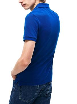 Lacoste Polo Slim Fit Azul Homem