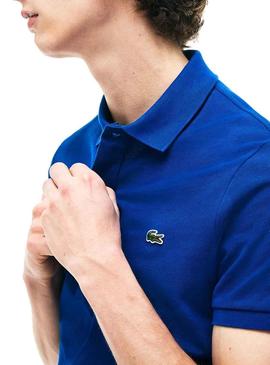 Lacoste Polo Slim Fit Azul Homem