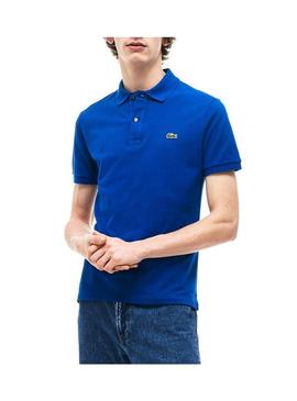 Lacoste Polo Slim Fit Azul Homem