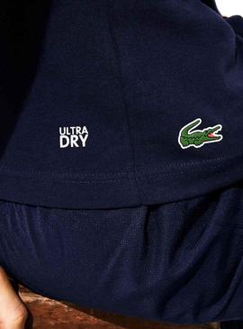 T-Shirt Lacoste Multiple Logo Azul Marinho Homem