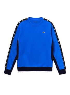 Sweat Lacoste Monographic  Azul Homem