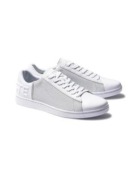 Sapatilhas Lacoste Carnaby Evo perfurado Branco
