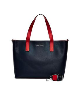 Saco Tommy Jeans Femme Tote Marino Mulher