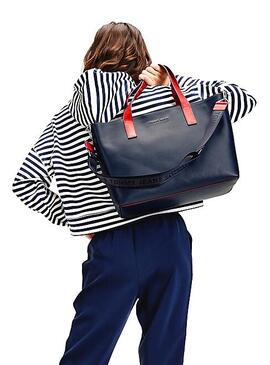 Saco Tommy Jeans Femme Tote Marino Mulher