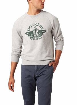 Sweat Dockers River Rock Cinza para Homem