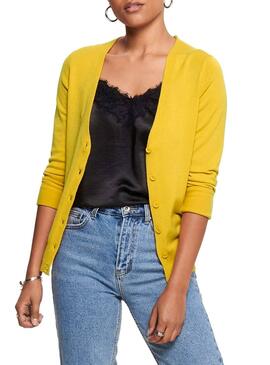 Jaqueta Only Venice Amarelo Mulher