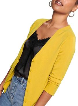 Jaqueta Only Venice Amarelo Mulher