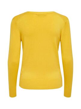 Jaqueta Only Venice Amarelo Mulher