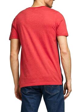 T-Shirt Jack and Jones Coeagle Vermelho Homem