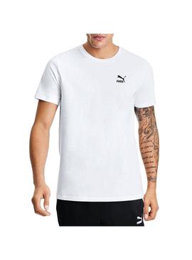 T-Shirt Puma Graphic Tailored Branco Para Homem