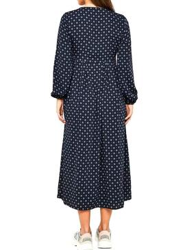 Vestido Only Vicky Azul Marinho Mulher