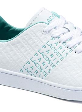 Sapatilhas Lacoste Carnaby Branco Mulher